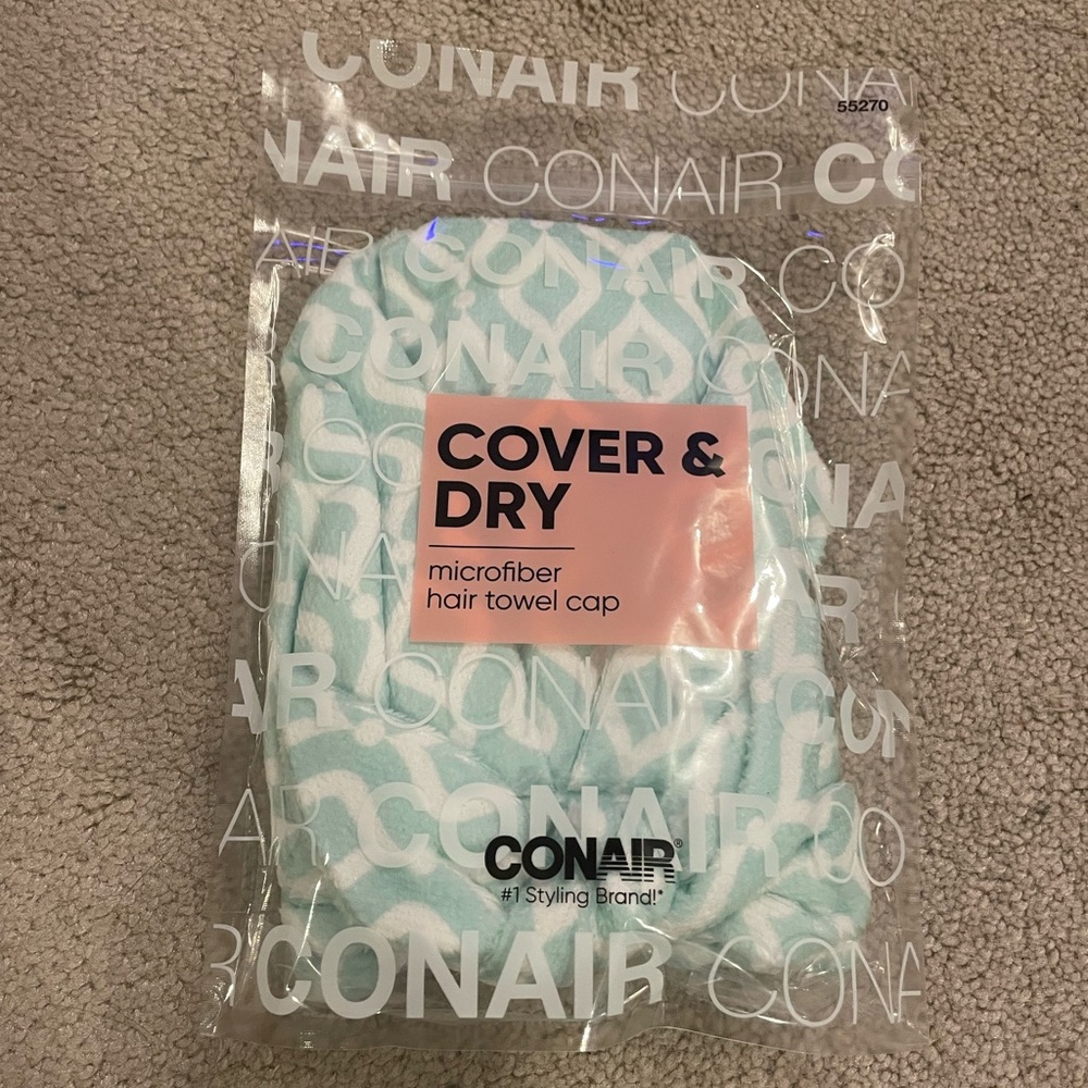 Conair Microfiber Hair Towel Cap